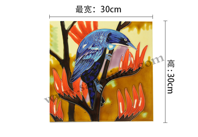 動物彩色線描裝飾畫