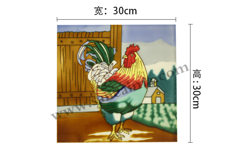 動物藝術畫裝飾瓷板畫