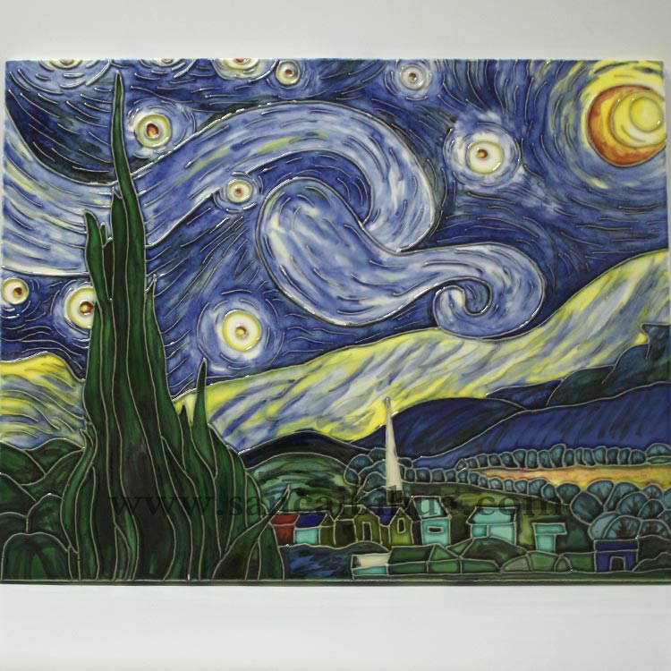 出口外貿(mào)陶瓷壁畫無框瓷板畫清倉了！