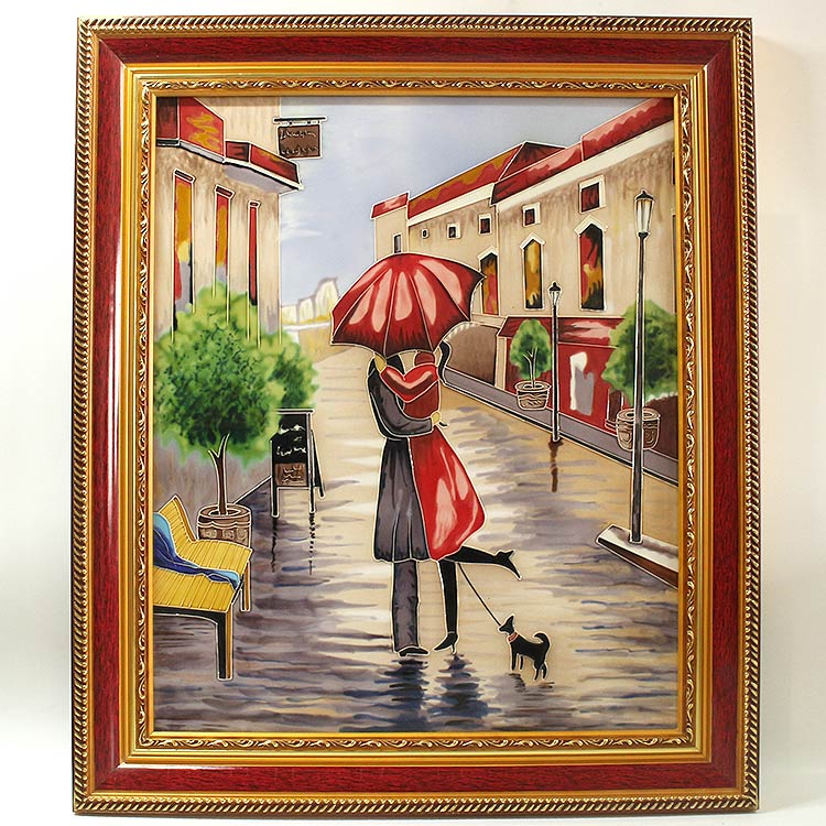 分享幾幅歐美人物瓷板畫！