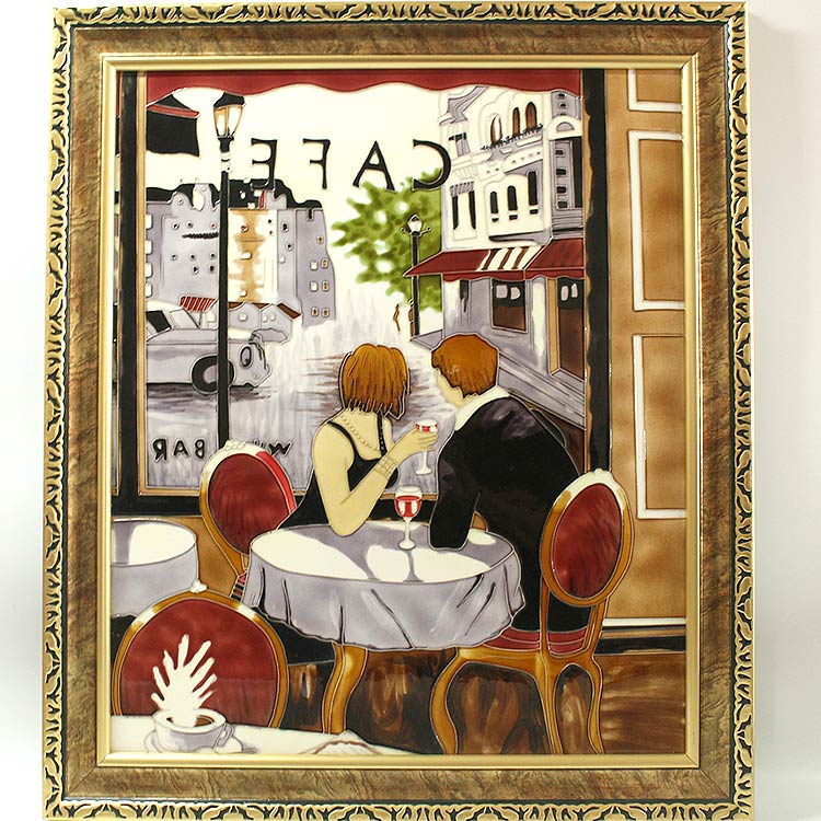 分享幾幅歐美人物瓷板畫！