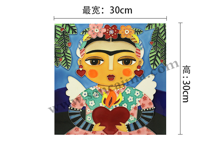 三彩瓷板畫 三彩瓷板畫