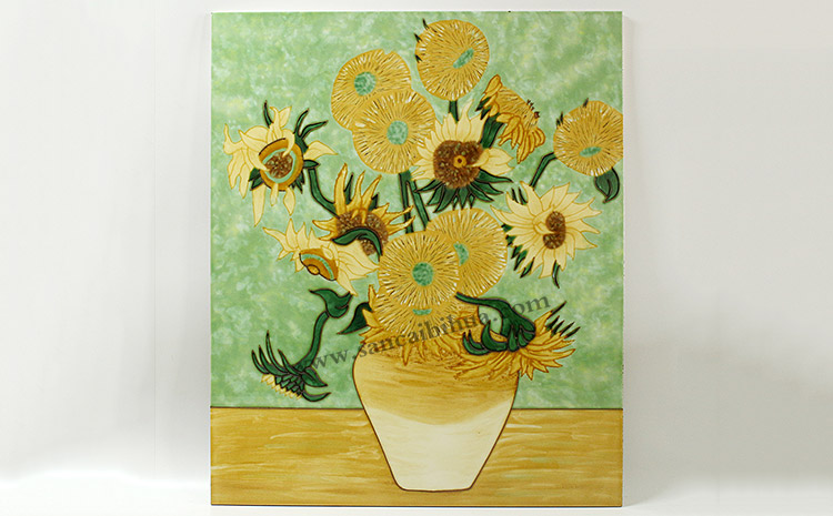 畫家梵高的作品高仿瓷板畫