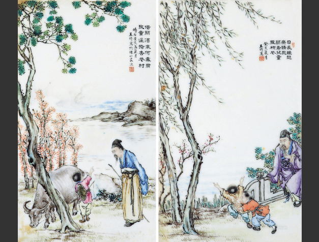 五位知名的瓷板畫大師！