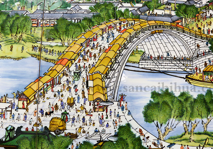 清明上河圖瓷板畫