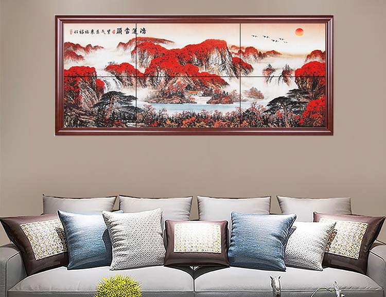 瓷板畫一般掛在哪里比較好？