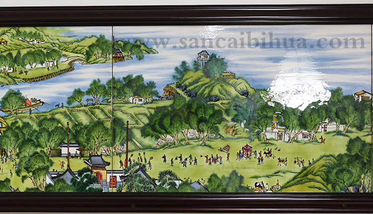 清明上河圖瓷板畫