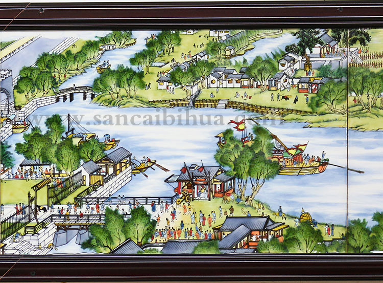 清明上河圖瓷板畫