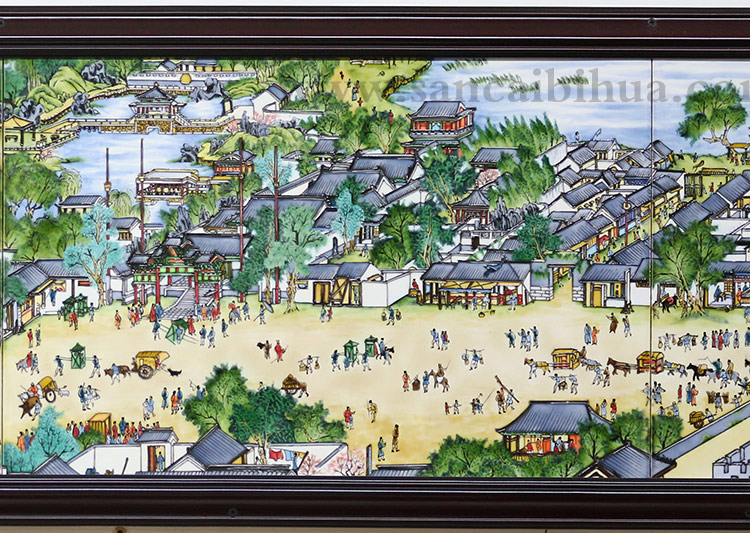 清明上河圖瓷板畫