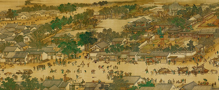 清明上河圖瓷板畫