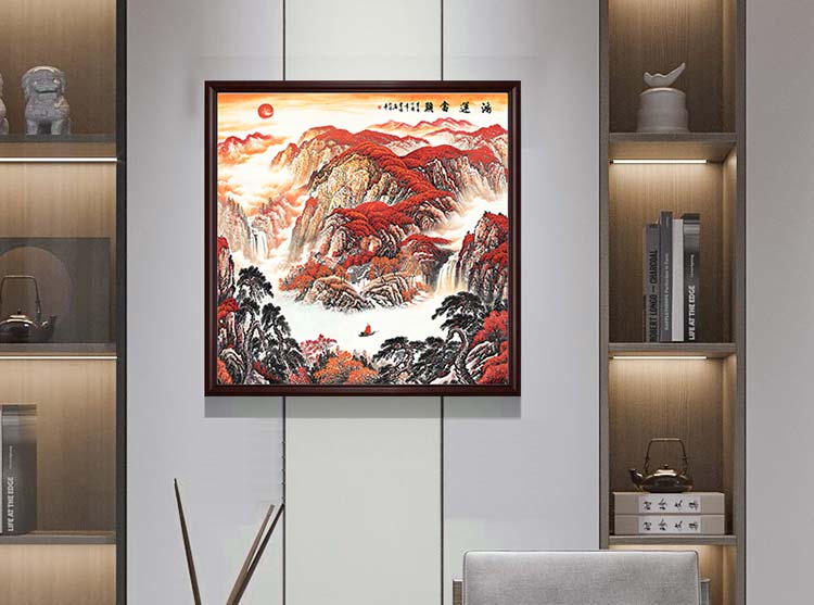 瓷板畫一般掛在哪里比較好？