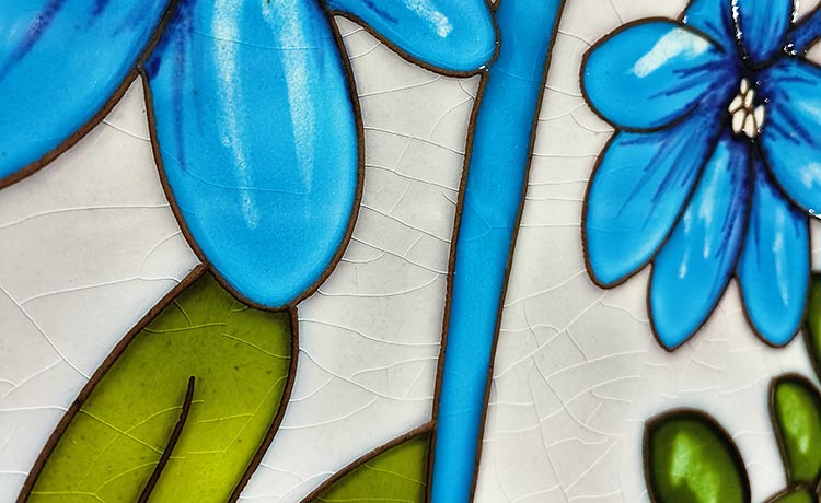 瓷板畫上面的冰裂紋屬于正常嗎？